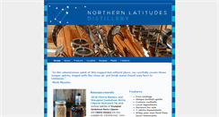 Desktop Screenshot of northernlatitudesdistillery.com